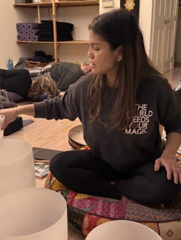 Andrea Sound Bath | Source Yoga