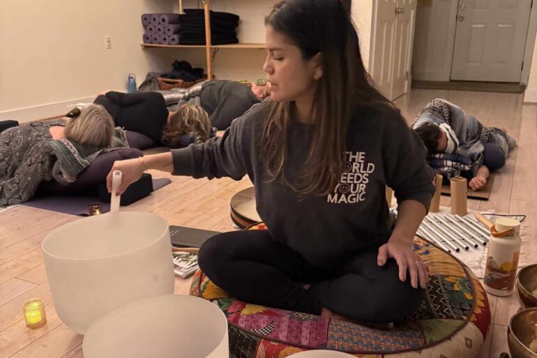 Andrea Sound Bath | Source Yoga